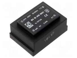 Transformer: encapsulated | 2.4VA | 230VAC | 9V | 267mA | PCB | BVEI