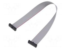 Ribbon cable with IDC connectors | IDC socket,both sides | 30AWG