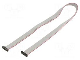 Ribbon cable with IDC connectors | IDC socket,both sides | 30AWG