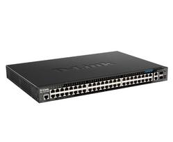 D-Link DGS-1520-52MP/E network switch Managed L3 Gigabit Ethernet (10/100/1000) Power over Ethernet (PoE) 1U Black