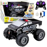 Žaidimų zona | PC | Konsolės | Priedai // Radijo valdomi žaislai ir priedai // Auto Terenowe Policyjne Off-Road RC Zdalnie Sterowane Czarne 1:16