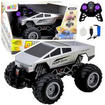 Žaidimų zona | PC | Konsolės | Priedai // Radijo valdomi žaislai ir priedai // Auto Terenowe Off-Road RC Zdalnie Sterowane Srebrne 1:16