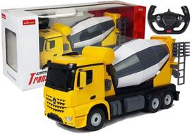 Žaidimų zona | PC | Konsolės | Priedai // Radijo valdomi žaislai ir priedai // Auto R/C Mercedes-Benz Arocs Rastar 1:14 Żółte na Pilota