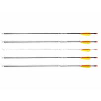 Poe Lang 28’ fibreglass arrows - set of 5 (D-055-B3)