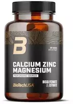 Biotech Calcium Zinc Magnesium from organic sources 90 tabl. (mineralų kompleksas)