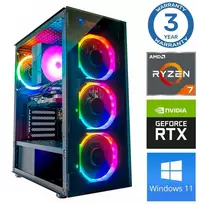 Stacionarus kompiuteris INTOP Ryzen 7 5700X 32GB 500SSD M.2 NVME RTX5070 12GB WIN11Pro (RW48679)