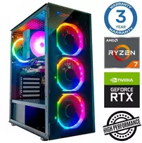 Stacionarus kompiuteris INTOP Ryzen 7 5700X 32GB 1TB SSD M.2 NVME RTX5070 12GB no-OS (RW48692NS)