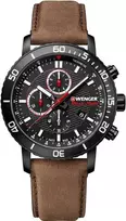 Laikrodis WENGER ROADSTER Juodas NIGHT CHRONO 01.1843.107
