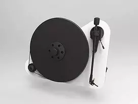 Dulkių siurblys Pro-Ject VTE BT R Baltas OM5e - Vertikalus patefonas su „Bluetooth“