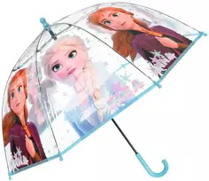 „Disney“ „Ledo šalies žvaigždės“ vaikiškas permatomas skėtis √ò72 cm