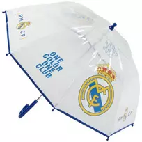 „Real Madrid“ vienspalvis vaikiškas permatomas skėtis √ò71 cm