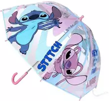 Disney Lilo ir Stitch angelas vaikiškas permatomas skėtis √ò71 cm