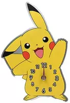 KIDS Laikrodis Ścienny Na Ścianę Dla Dziecka Dzieci Pikachu Pokemon / Pok3170