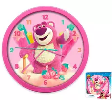 KIDS Laikrodis Ścienny Na Ścianę 25cm Dla Dziecka Dzieci Lotso Toy Story / Lts00018-ty3021