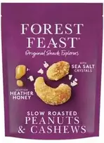 Forest Feast peanuts & cashews with honey and sea salt, 120 g
