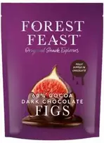 Forest Feast dark chocolate-coated figs, 140 g