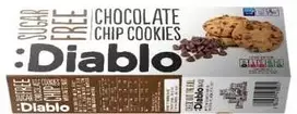 Sugar-free cookies Diablo Sugar Free Chocolate Chip, 130 g (with maltitol)