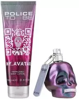 Set Police: To Be My Avatar Hydrating Losjonas kūnui, 100 ml + To Be My Avatar Eau De Parfum For Women, 40 ml