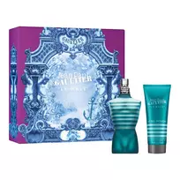 Set Jean Paul Gaultier: Le Male Eau De Toilette For Men, 75 ml + Le Male Cleansing Dušo želė For All Skin Types, 75 ml