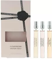 Set Viktor & Rolf: Flowerbomb Ruby Orchid Eau De Parfum For Women, 10 ml + Flowerbomb Nectar Eau De Parfum For Women, 10 ml + Flowerbomb Eau De Parfum For Women, 10 ml