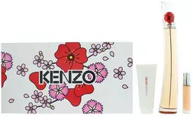 Set Kenzo: Flower L'absolue Eau De Parfum For Women, 100 ml + Flower L'absolue Eau De Parfum For Women, 10 ml + Flower L'absolue Hydrating Losjonas kūnui, 75 ml