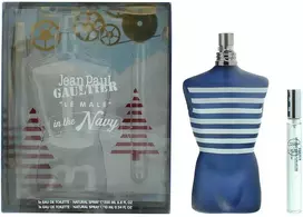 Jean Paul Gaultier rinkinys: Le Male In The Navy tualetinis vanduo vyrams, 125 ml + Le Male In The Navy tualetinis vanduo vyrams, 10 ml