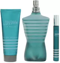 Set Jean Paul Gaultier: Le Male Eau De Toilette For Men, 125 ml + Le Male Eau De Toilette For Men, 10 ml + Le Male Cleansing Dušo želė For All Skin Types, 75 ml