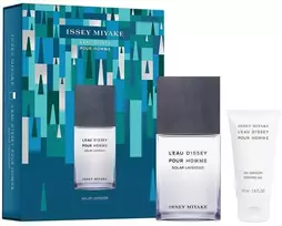 Set Issey Miyake: L'Eau d'Issey Moisturizing Dušo želė For All Skin Types, 50 ml + L’Eau D’Issey Pour Homme Solar Lavender Eau De Toilette For Men, 50 ml