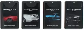 Set Ford: Mustang Baltas Eau De Toilette For Men, 20 ml + Mustang Raudona Eau De Toilette For Men, 20 ml + Mustang Juodas Eau De Toilette For Men, 20 ml + Mustang Mėlyna Eau De Toilette For Men, 20 ml