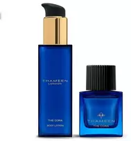 Rinkinys „Thameen London“: „The Cora Extrait De Parfum Unisex“, 50 ml + „The Cora Losjonas kūnui“ kūnui, 100 ml