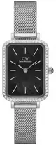 Daniel Wellington Moteriškas Laikrodis Quadro Sidabrinis Tinklas DW00100667