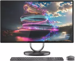 Stacionarus kompiuteris Lenovo Yoga AIO 32ILL10, 31,5" UHD, 1600 MHz, 8GB SSD, RTX 4050, Win11 Pro, nešiojamas kompiuteris