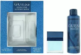 Set Guess: Seductive Homme Mėlyna Eau De Toilette For Men, 50 ml + Seductive Homme Mėlyna Dezodorantas Purškiklis For Men, 226 ml