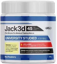 Usp Labs USPlabs Jack3d Pre-Workout 315 g. (Mėlyna Raspberry skonis )
