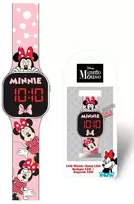 Disney Minnie rožinis skaitmeninis LED laikrodis