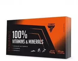 TREC 100% Vitaminų ir mineralų kompleksas (60 kaps.)
