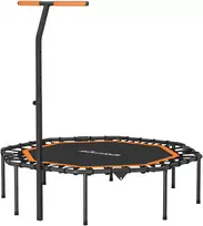 Aosom Fitneso batutas 128x120x98-126 cm oranžinis, plienas