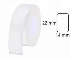 Etiketės serija D Niimbot 14x22mm 10X 250 vnt. baltos