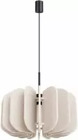 Pakabinamas šviestuvas Sollux Lighting MULA modernus pakabinamas ir toršeras, veltinio gaubtas, 45 cm, juodos smėlio spalvos