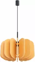 Pakabinamas šviestuvas Sollux Lighting MULA modernus pakabinamas ir toršeras, veltinio gaubtas, 45 cm, juodas rėmas