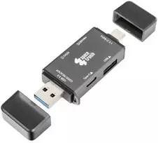 Spacetronik Skaitytuvas kart 6 in 1 SD3.0 TF3.0 5Gbps SPU-CR07