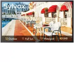 Televizorius Sylvox Kontech 24/7 SYLVOX 65" 4K IP66 2000 nitų išorinis ekranas