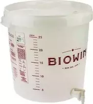 Plastikinis fermentacijos kibiras Biowin 30L su čiaupu
