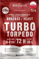 Destiliacijos mielės Turbo Torpedo Browin 120g/72h/21%