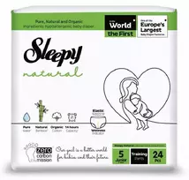 Sauskelnės Pants Sleepy 5 dyd./Junior/24vnt. Natural