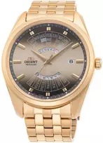 Vyriškas „Orient“ šiuolaikinis kelių metų kalendoriaus laikrodis RA-BA0001G10B + BOX