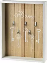 Mondex Since 1986 STACY Raktų dėžutė 22x5x28.5cm atvira balta HOME