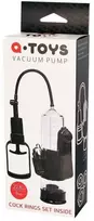 Toyfa A-TOYS, Penio pompa, anglies spalvos, su vibracija, PVC, permatoma, 22,8 cm