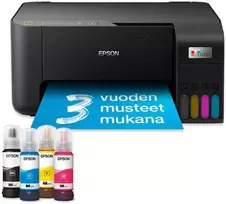 Spausdintuvas Epson EcoTank ET-2862, Inkjet, Spalvotas spausdinimas, 5760 x 1440 DPI, A4, Direct spausdinimas, Juodas
