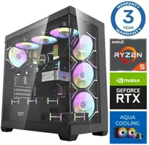 Stacionarus kompiuteris INTOP AQUA Ryzen 5 7500X3D 64GB DDR5 1TB SSD M.2 NVME RTX5060Ti 8GB no-OS (RW66759NS)